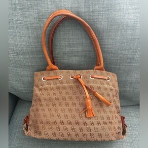Dooney & Bourke Brown signature tote